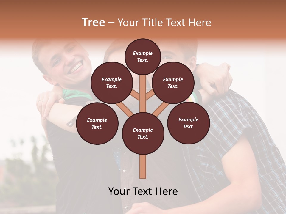 Three Energy Friendship PowerPoint Template