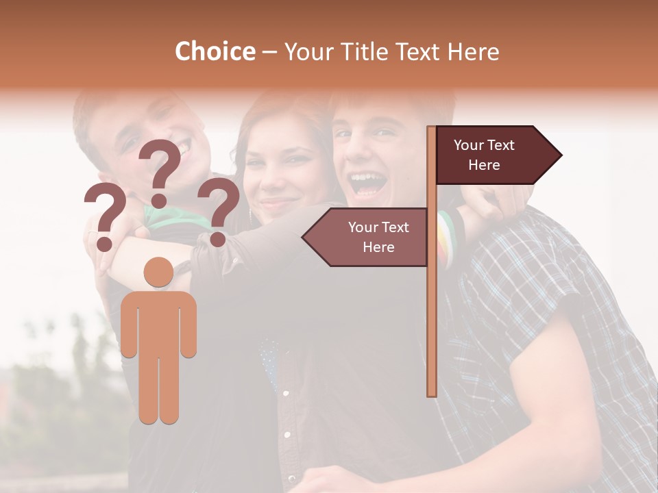 Three Energy Friendship PowerPoint Template