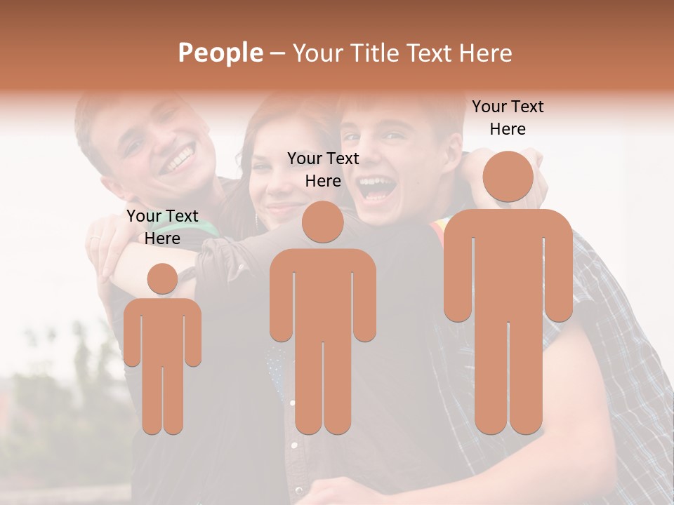 Three Energy Friendship PowerPoint Template