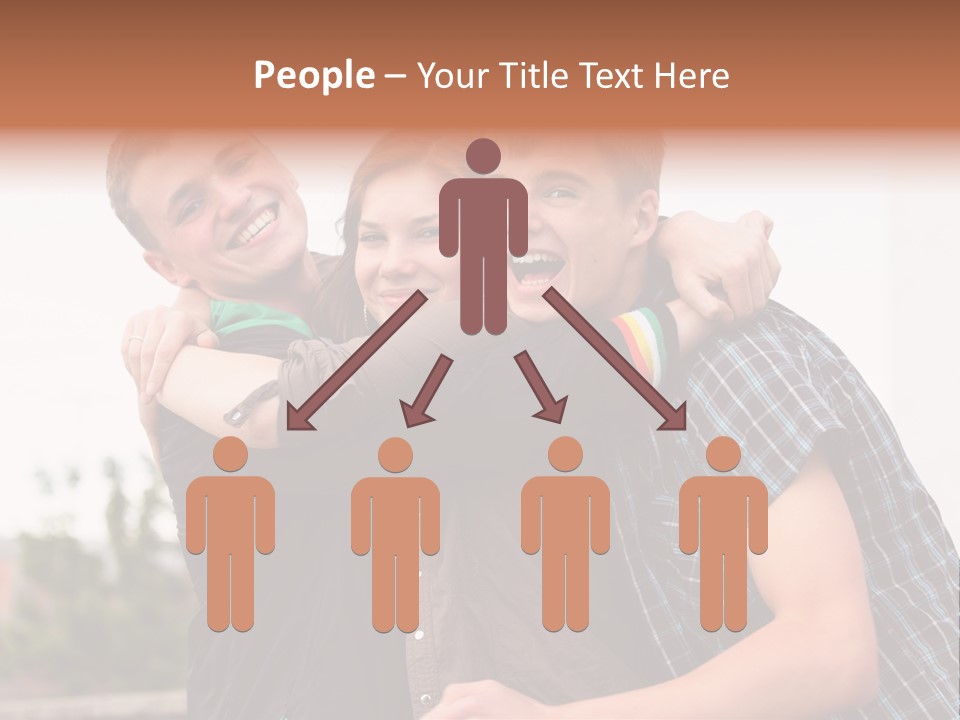 Three Energy Friendship PowerPoint Template