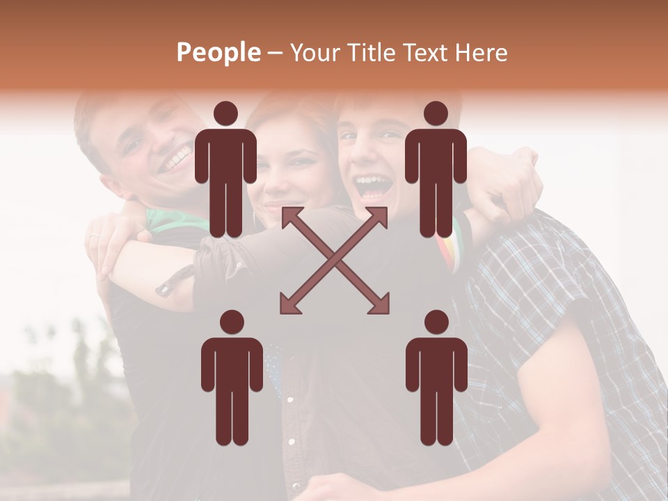 Three Energy Friendship PowerPoint Template
