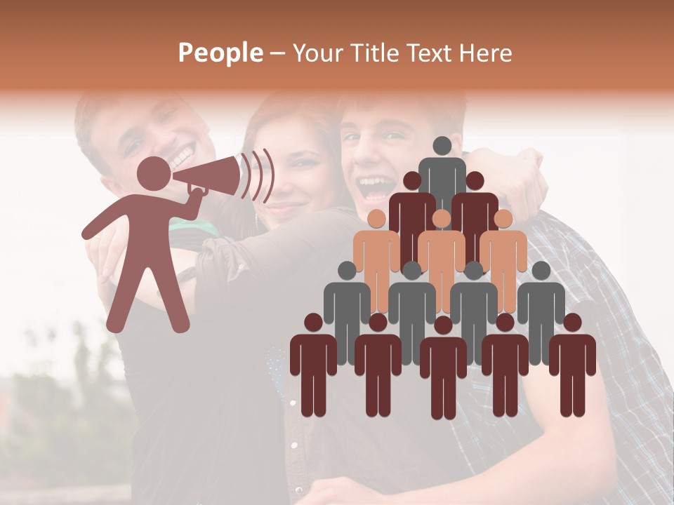 Three Energy Friendship PowerPoint Template