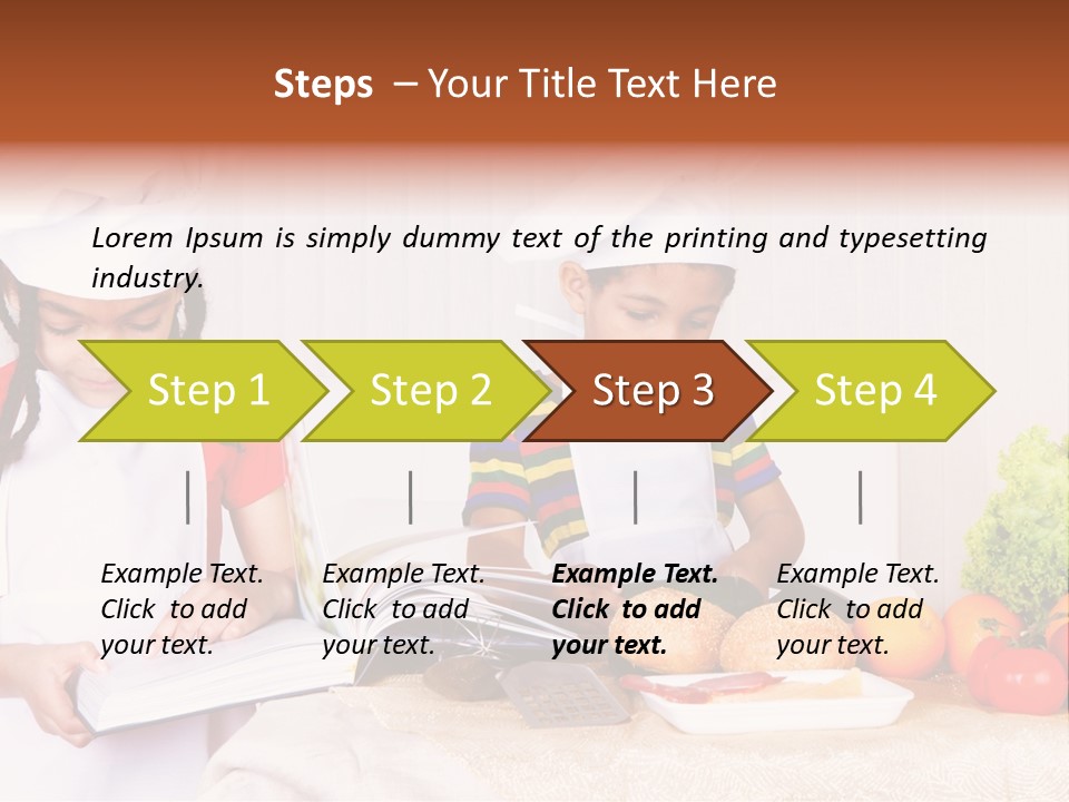 Cook American Smile PowerPoint Template