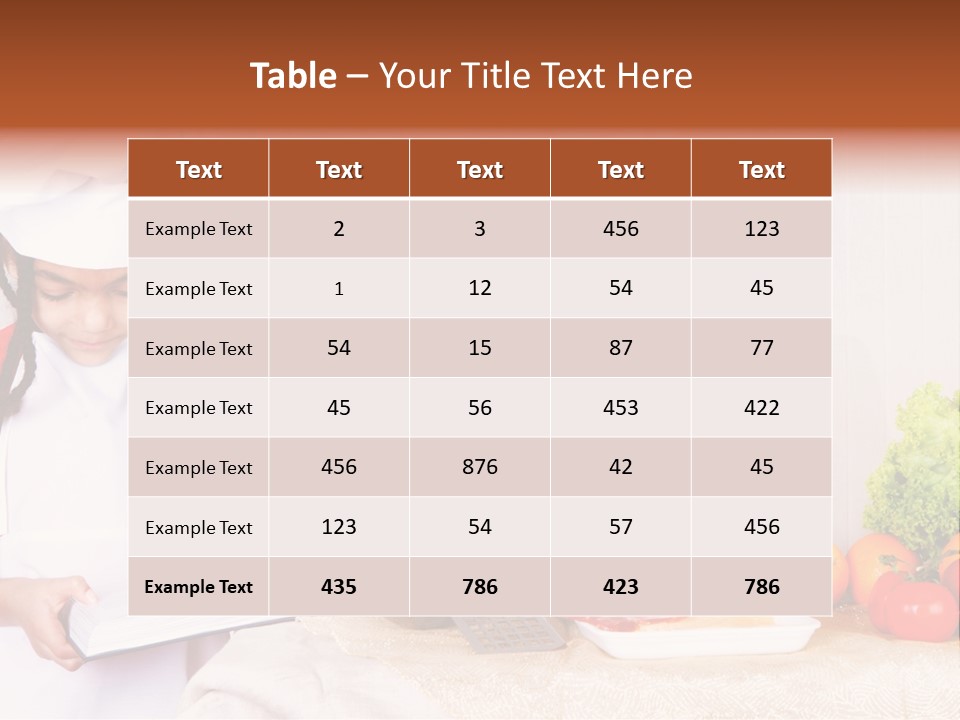 Cook American Smile PowerPoint Template