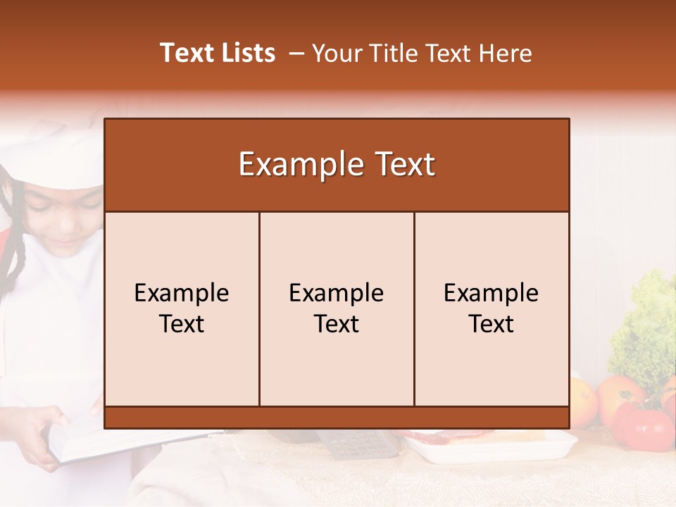 Cook American Smile PowerPoint Template