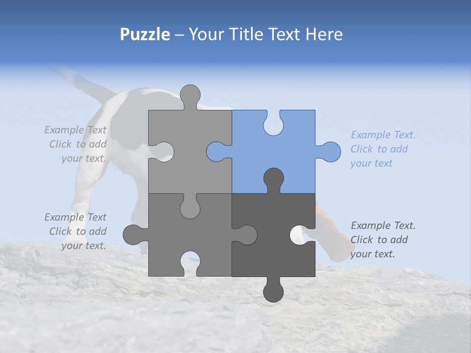 Dog Background Title PowerPoint Template