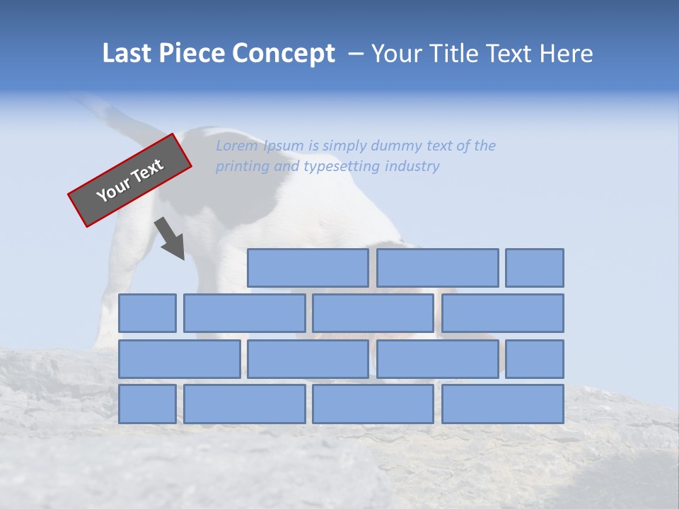 Dog Background Title PowerPoint Template