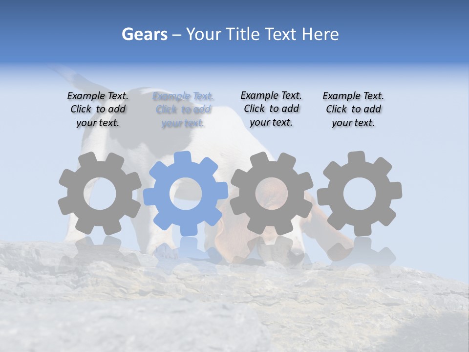 Dog Background Title PowerPoint Template