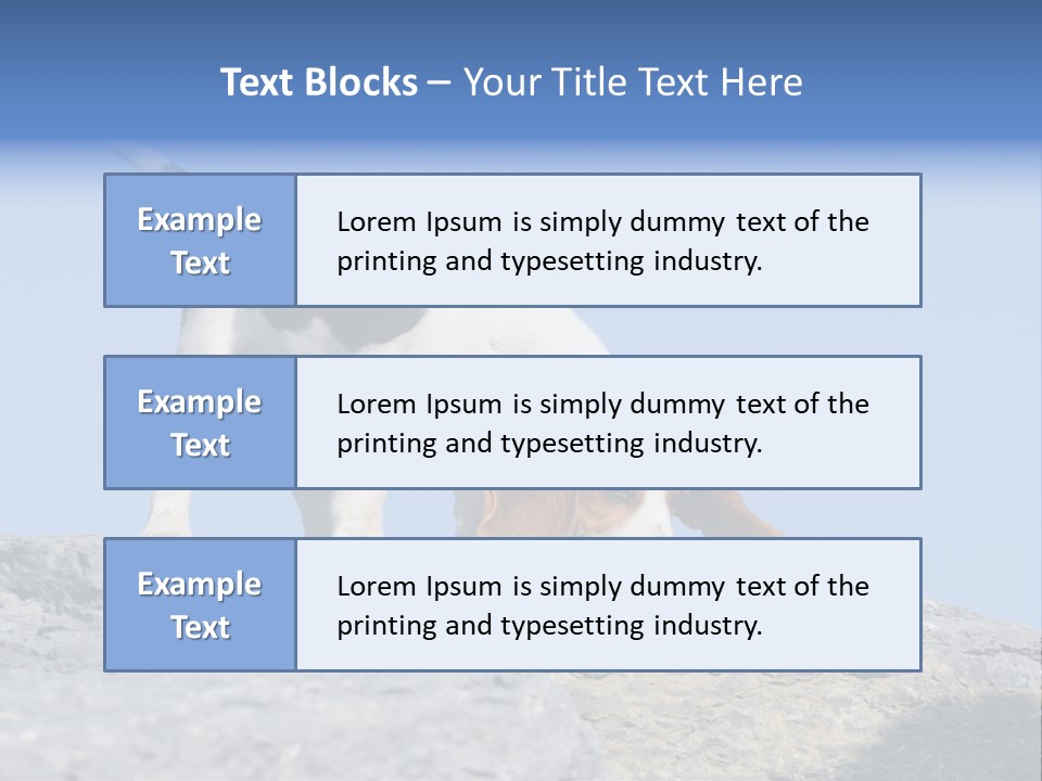 Dog Background Title PowerPoint Template
