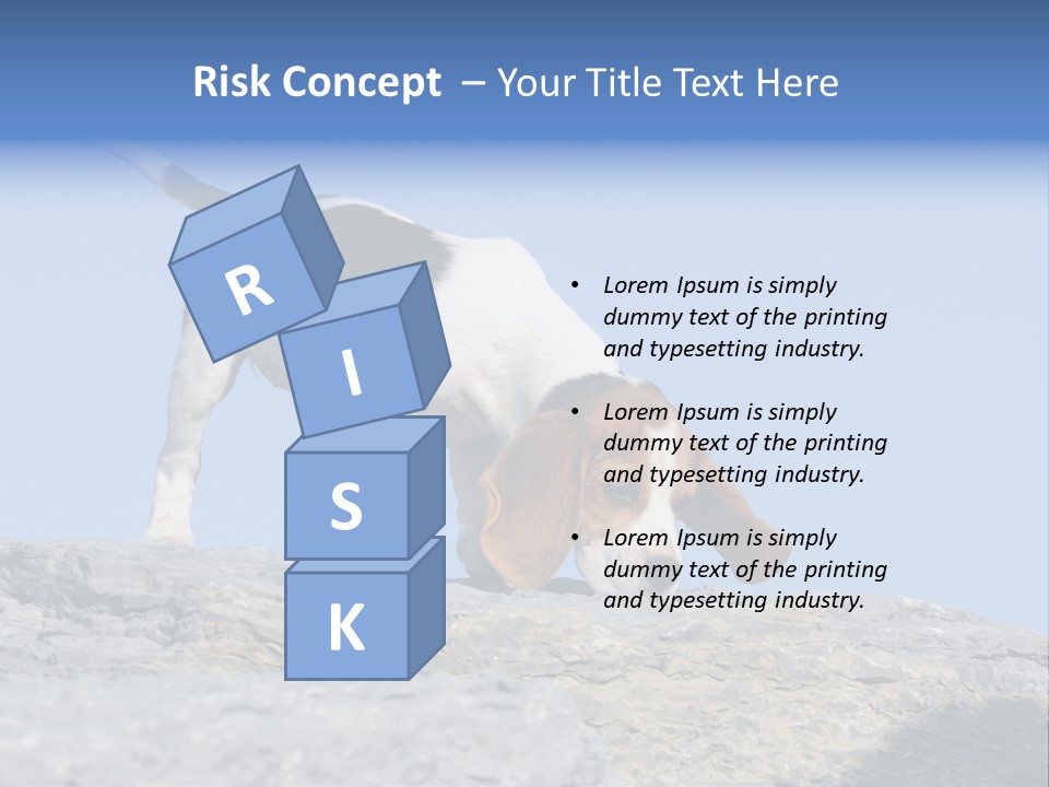 Dog Background Title PowerPoint Template