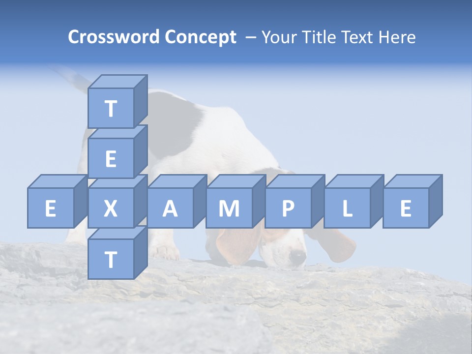 Dog Background Title PowerPoint Template