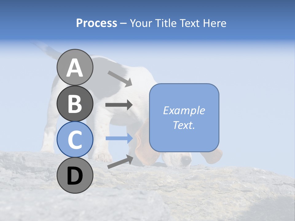 Dog Background Title PowerPoint Template