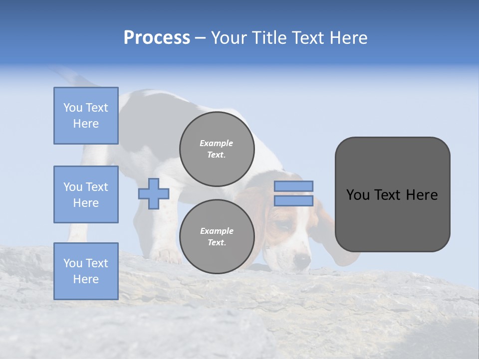 Dog Background Title PowerPoint Template