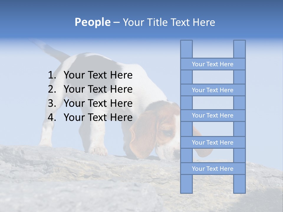 Dog Background Title PowerPoint Template