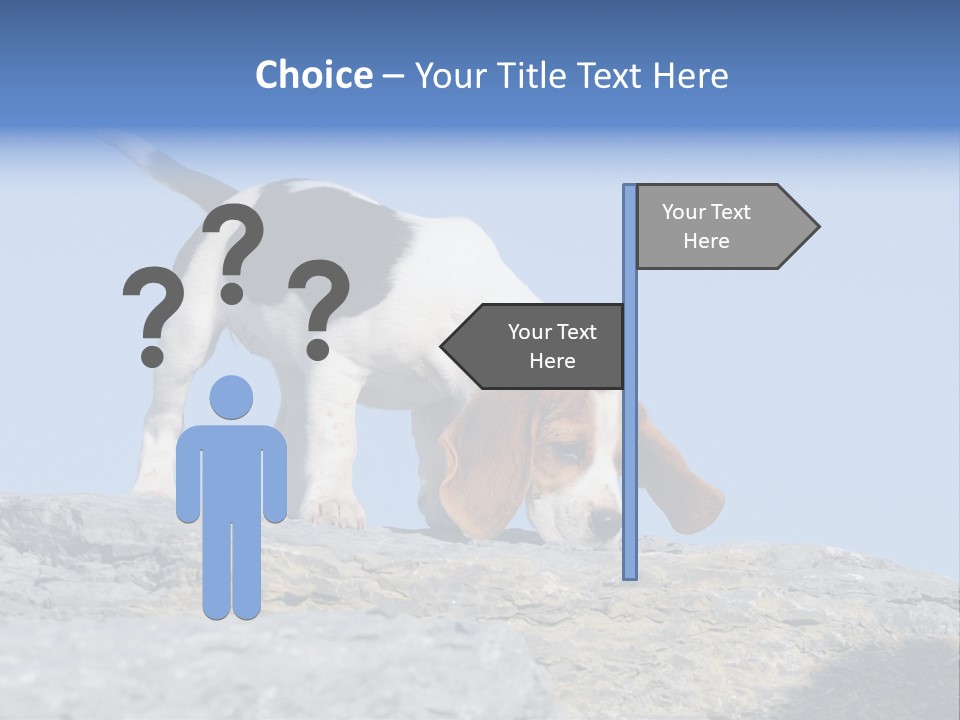 Dog Background Title PowerPoint Template