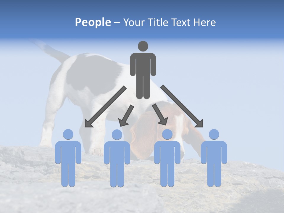 Dog Background Title PowerPoint Template