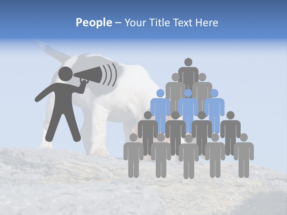 Dog Background Title PowerPoint Template