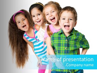 Friendship Preschooler Positive PowerPoint Template