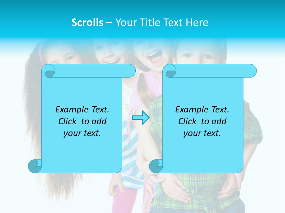 Friendship Preschooler Positive PowerPoint Template