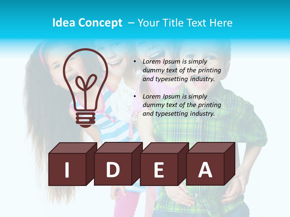 Friendship Preschooler Positive PowerPoint Template