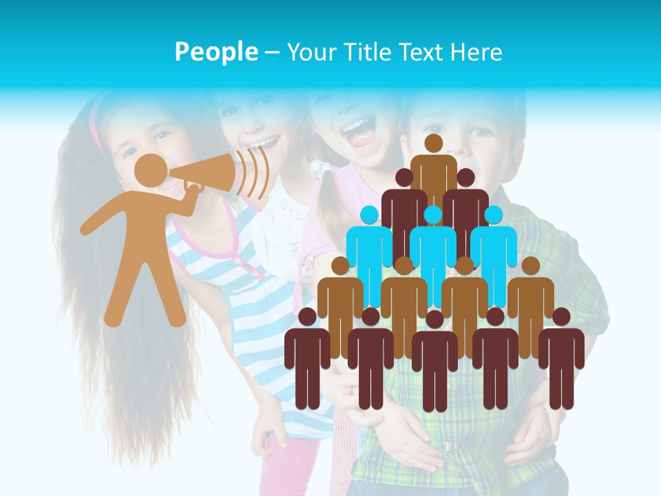 Friendship Preschooler Positive PowerPoint Template