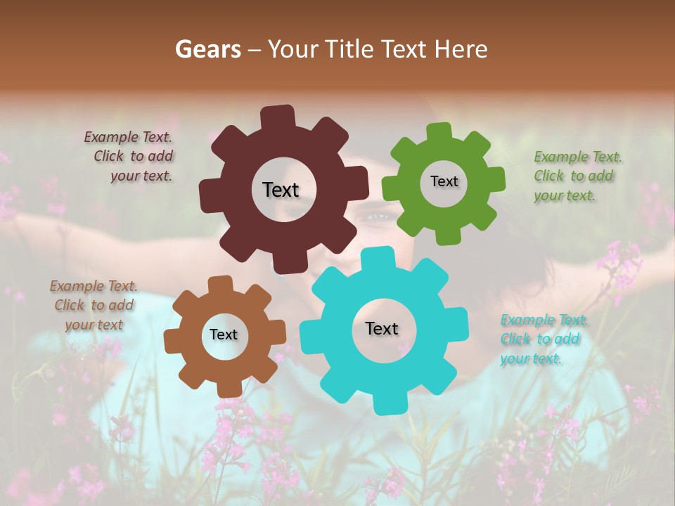 Dinner Vertical Looking PowerPoint Template