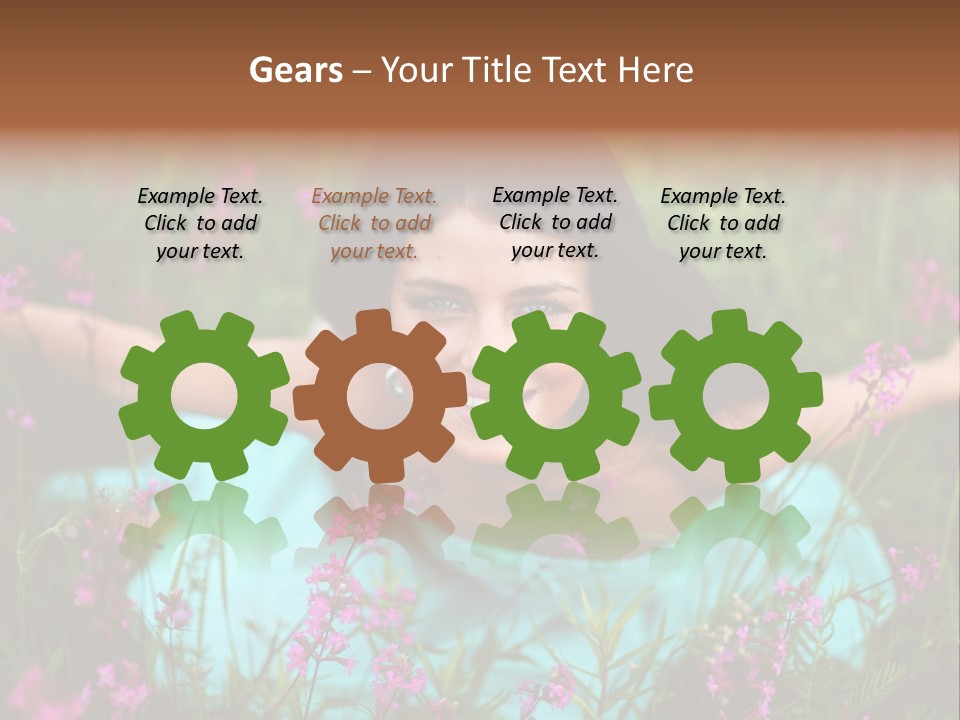 Dinner Vertical Looking PowerPoint Template