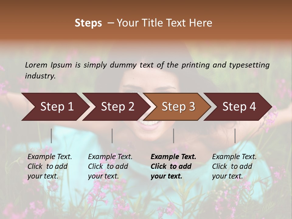 Dinner Vertical Looking PowerPoint Template