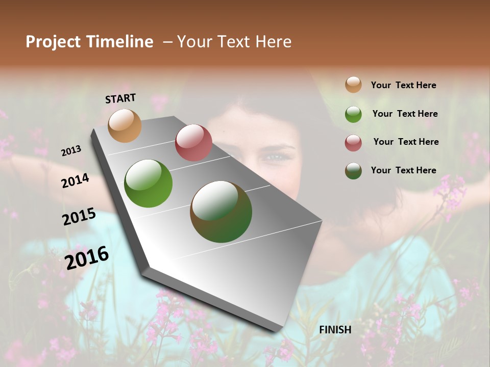 Dinner Vertical Looking PowerPoint Template