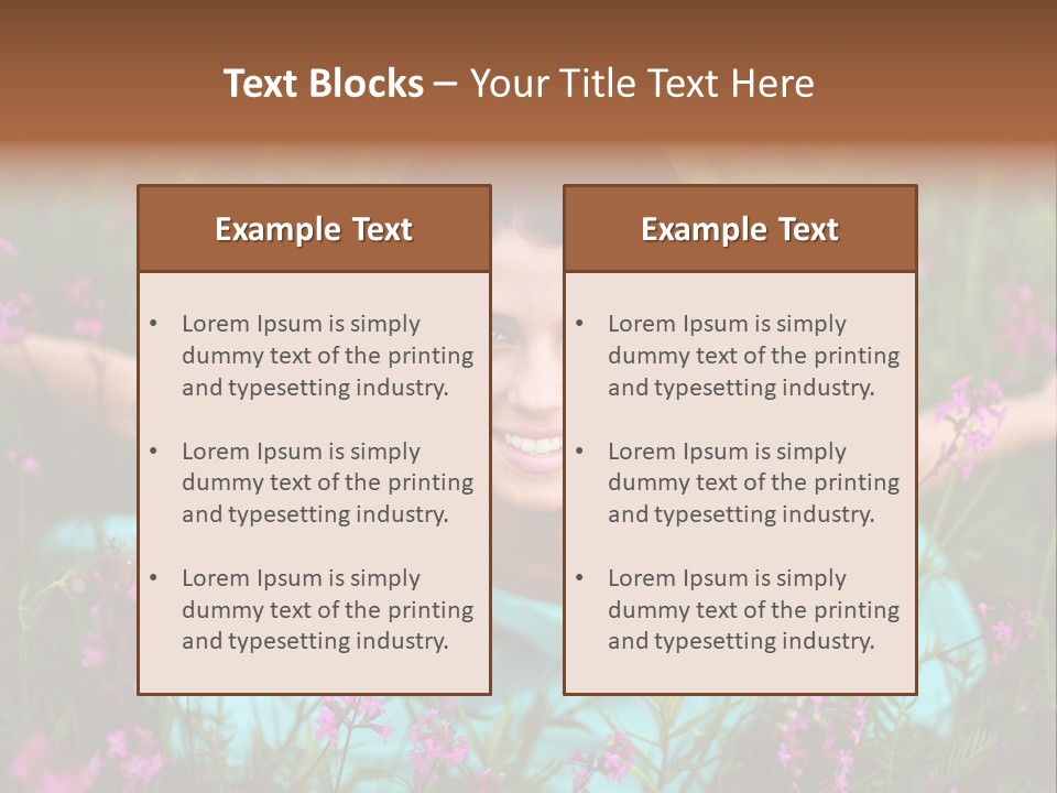 Dinner Vertical Looking PowerPoint Template
