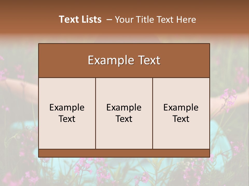 Dinner Vertical Looking PowerPoint Template
