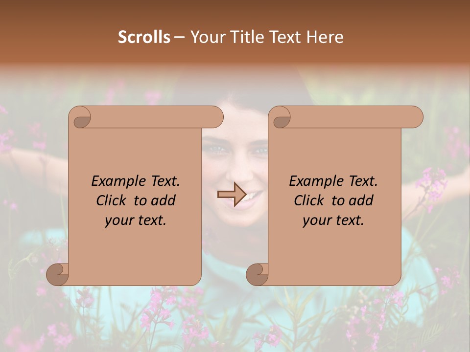Dinner Vertical Looking PowerPoint Template