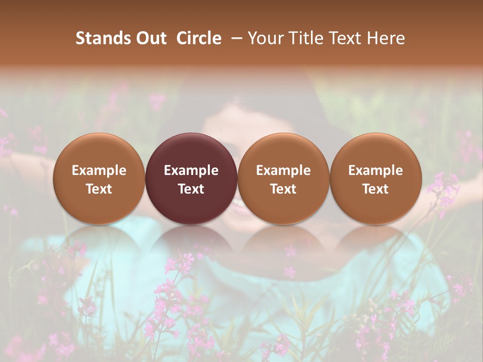 Dinner Vertical Looking PowerPoint Template