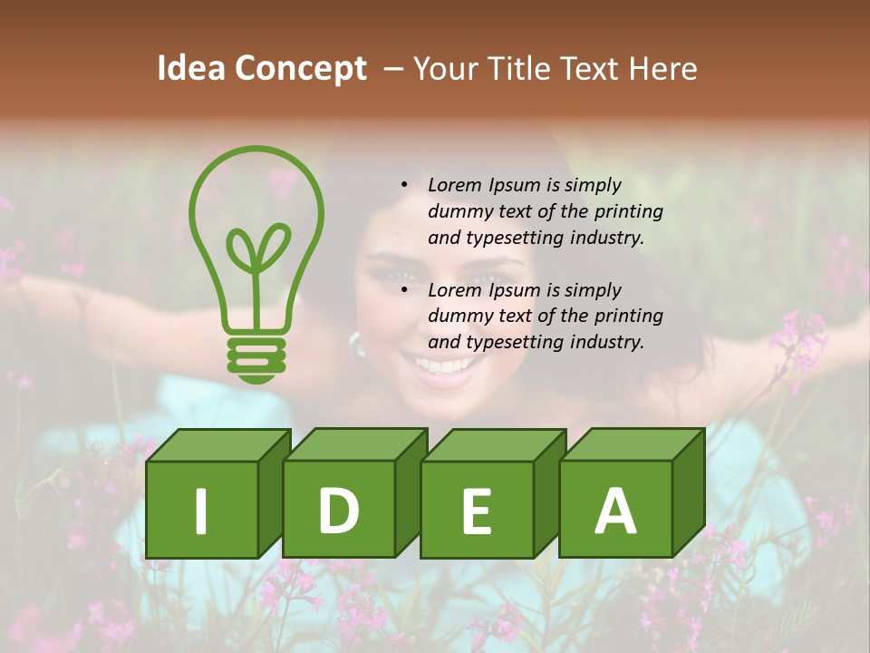 Dinner Vertical Looking PowerPoint Template