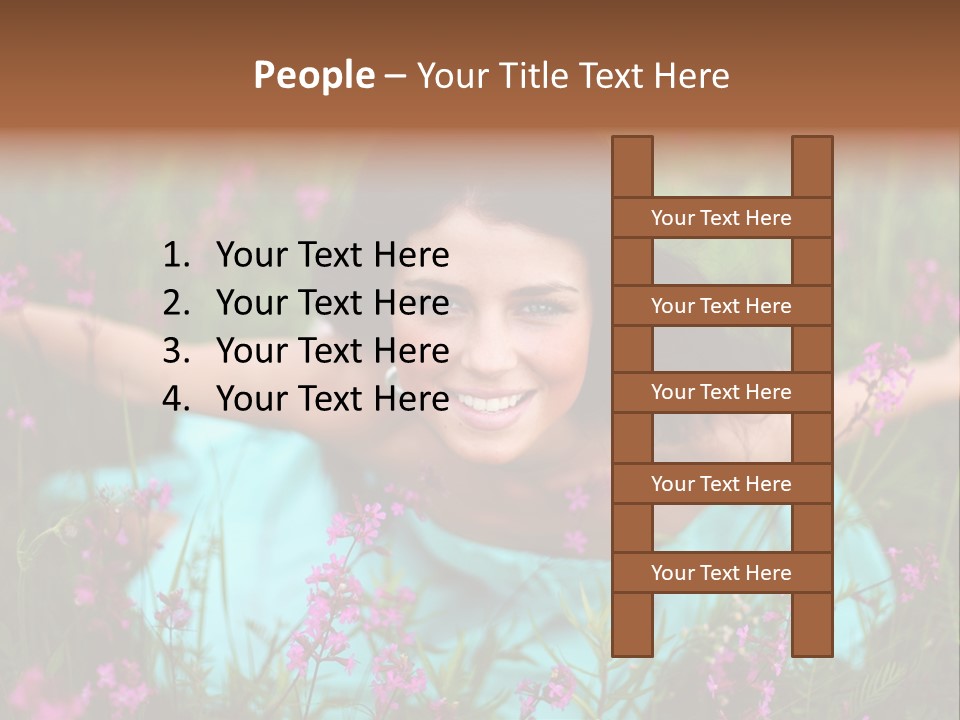 Dinner Vertical Looking PowerPoint Template