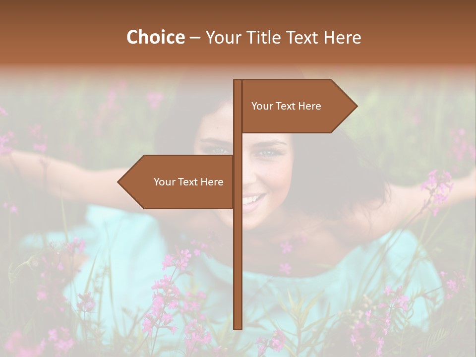 Dinner Vertical Looking PowerPoint Template