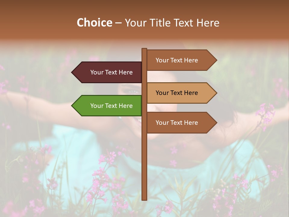 Dinner Vertical Looking PowerPoint Template