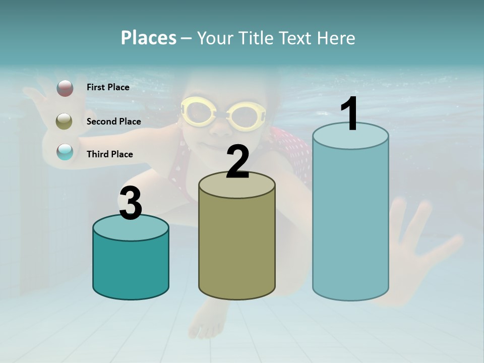 Dive Cheerful Cute PowerPoint Template