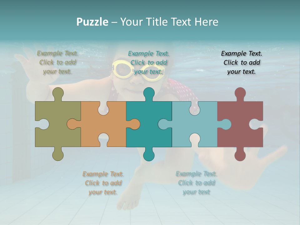 Dive Cheerful Cute PowerPoint Template