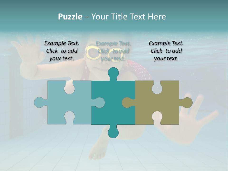 Dive Cheerful Cute PowerPoint Template