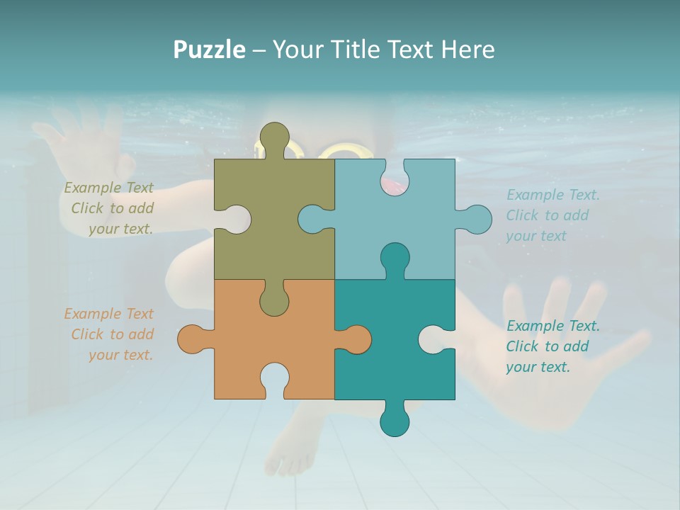 Dive Cheerful Cute PowerPoint Template