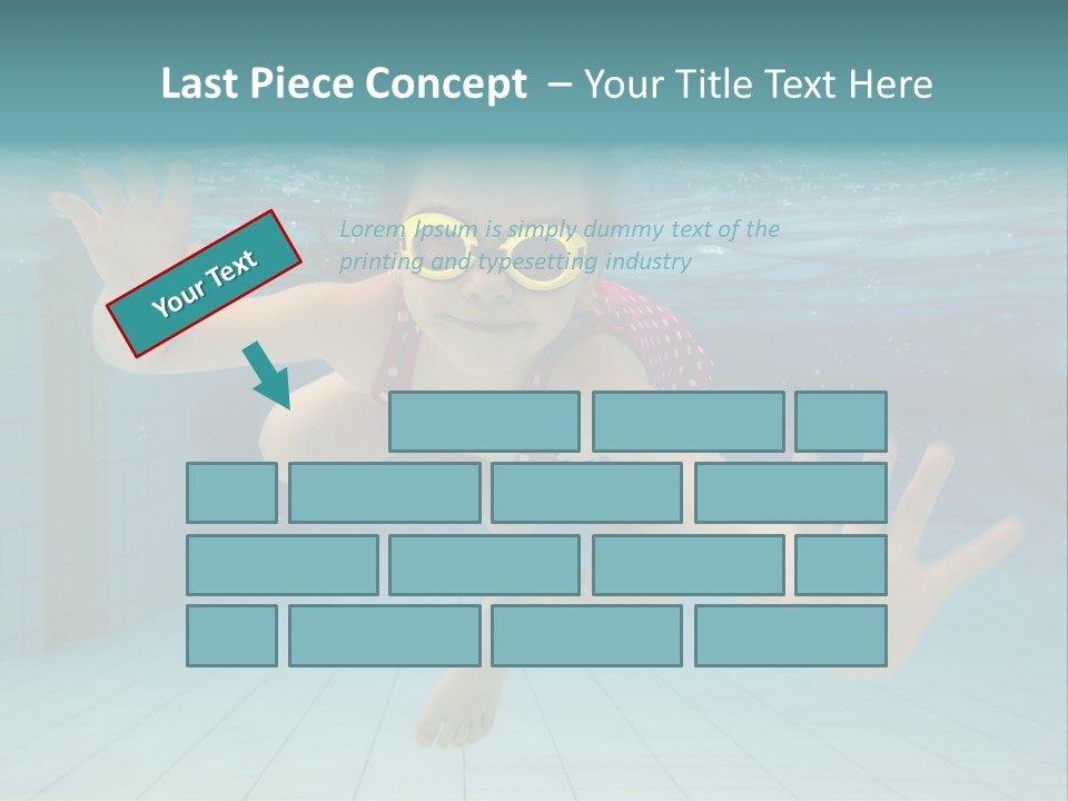 Dive Cheerful Cute PowerPoint Template