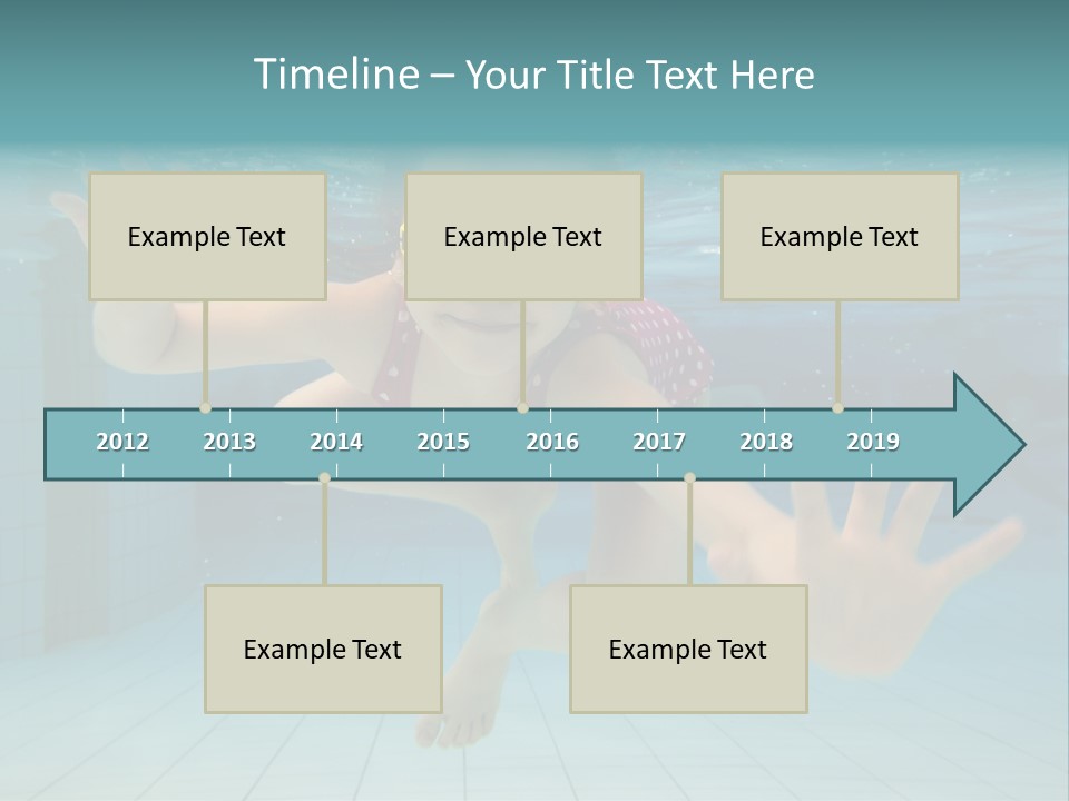 Dive Cheerful Cute PowerPoint Template