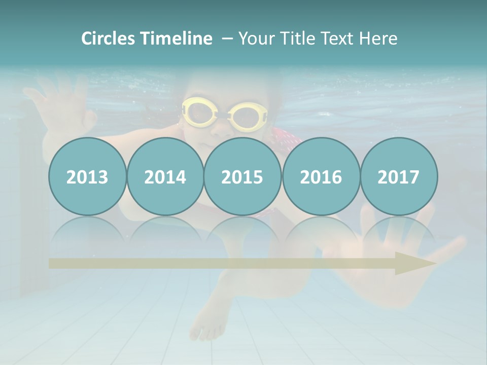 Dive Cheerful Cute PowerPoint Template