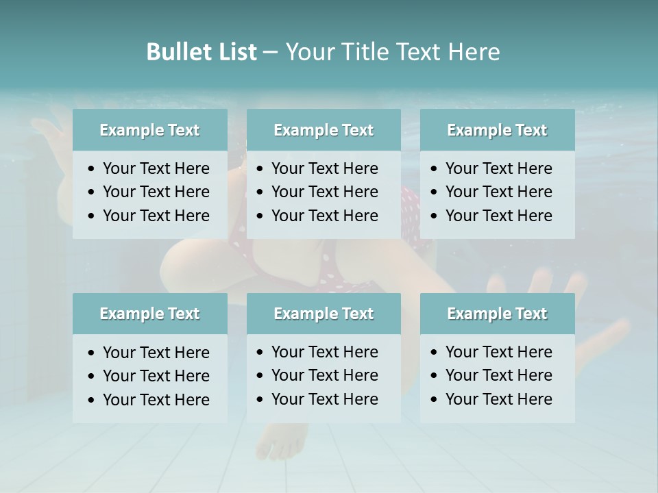 Dive Cheerful Cute PowerPoint Template