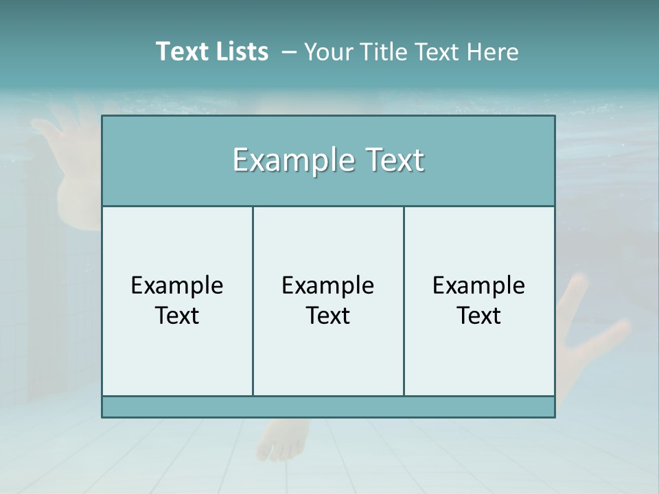 Dive Cheerful Cute PowerPoint Template