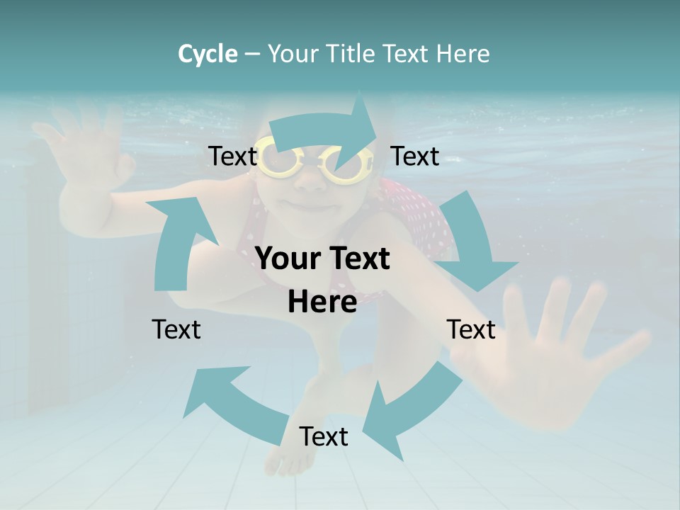 Dive Cheerful Cute PowerPoint Template