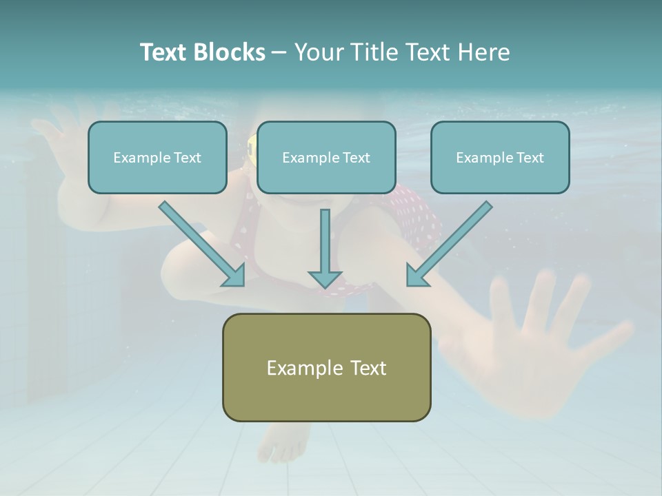 Dive Cheerful Cute PowerPoint Template