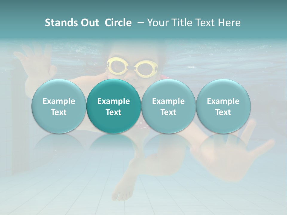 Dive Cheerful Cute PowerPoint Template