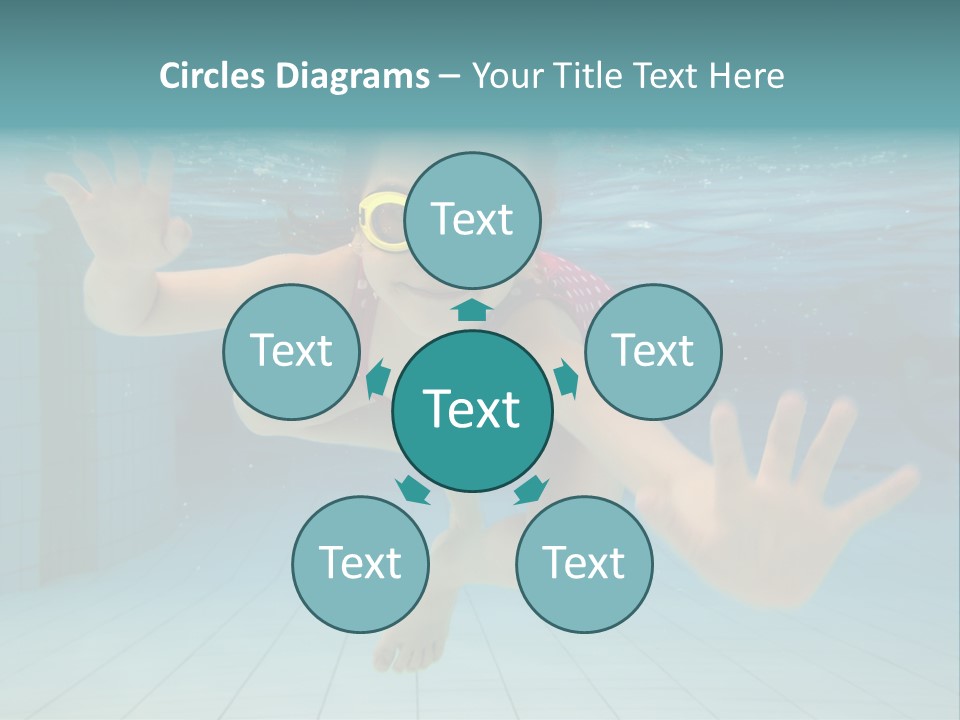 Dive Cheerful Cute PowerPoint Template